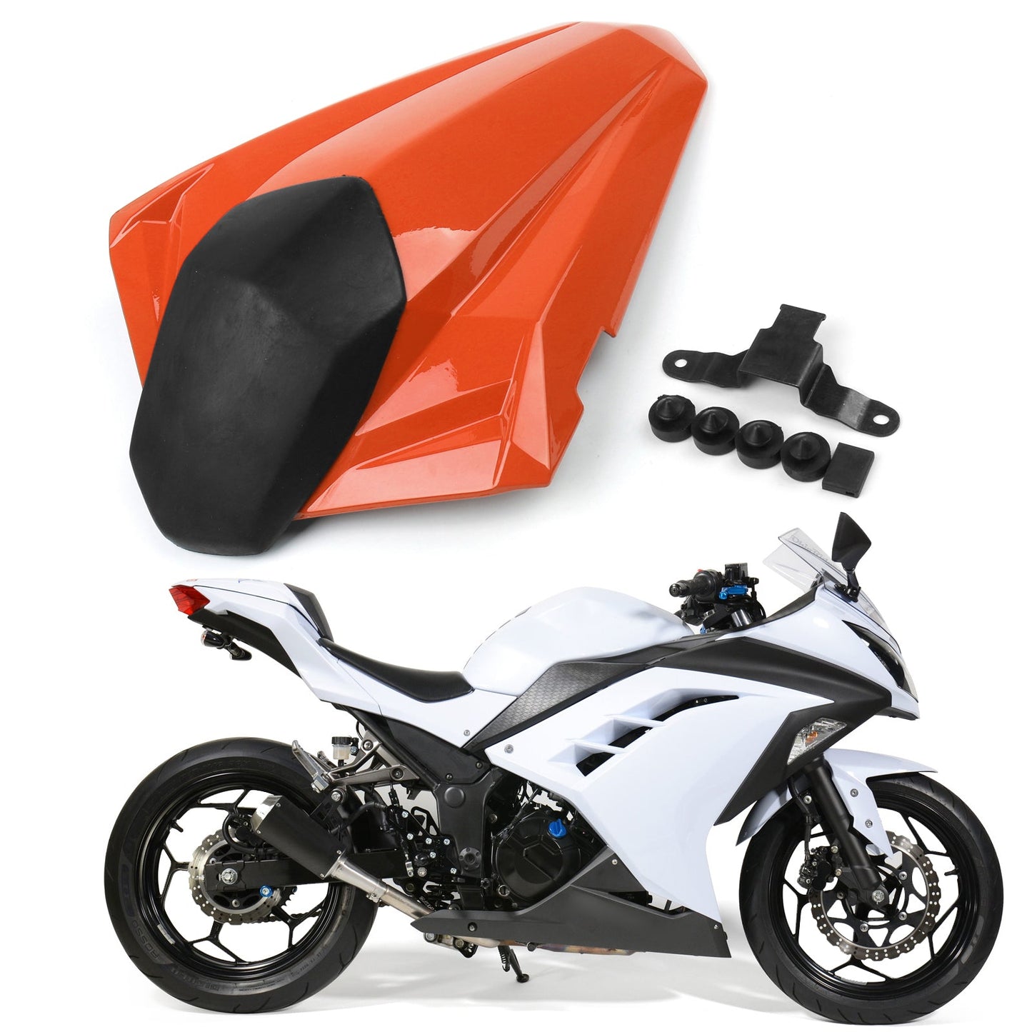 Rear Seat Fairing Cover cowl For Kawasaki Ninja 300R / EX300R 2013-2015 Generic