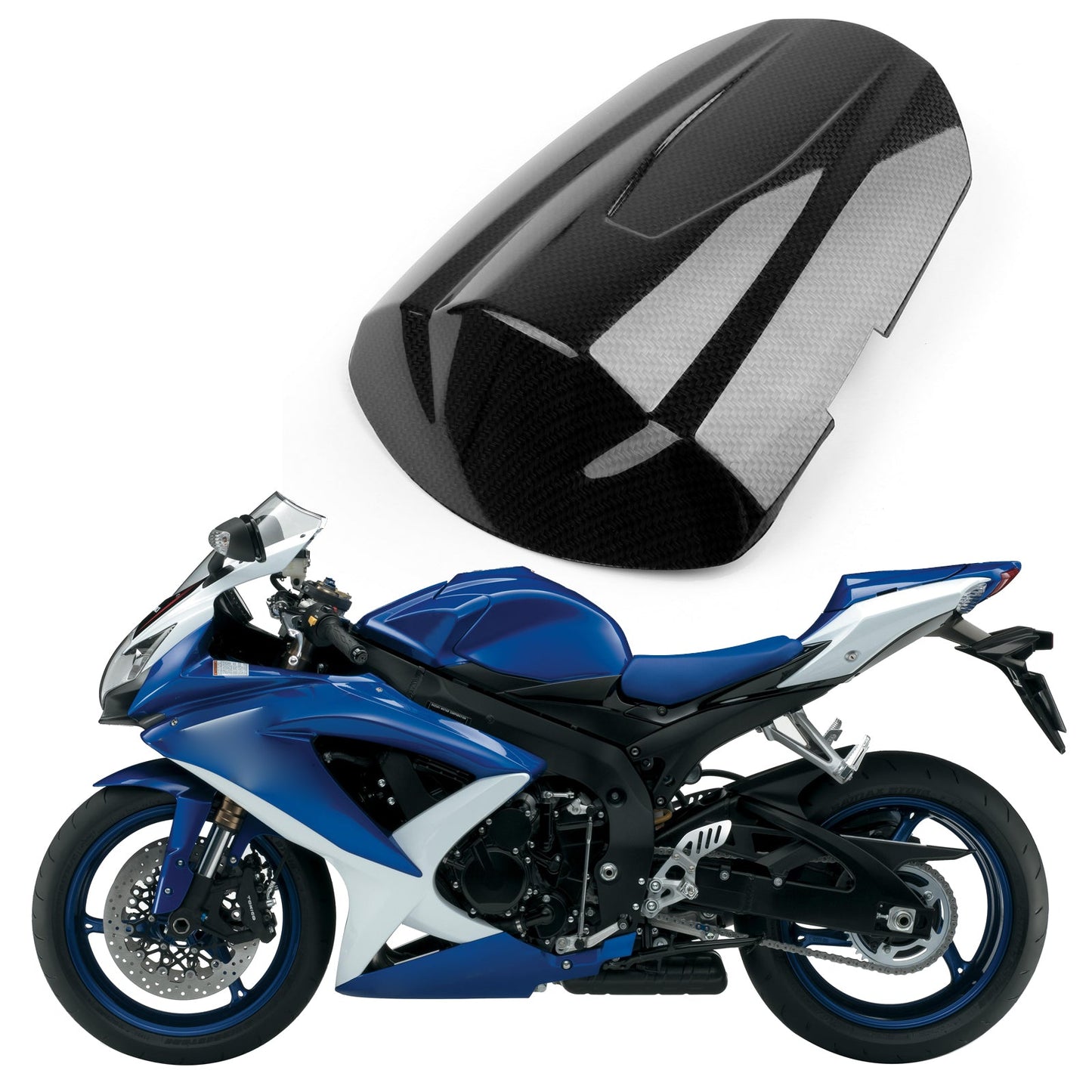 Rear Seat Fairing Cover cowl For Suzuki GSXR600 GSXR750 2008-2009 K8 Generic