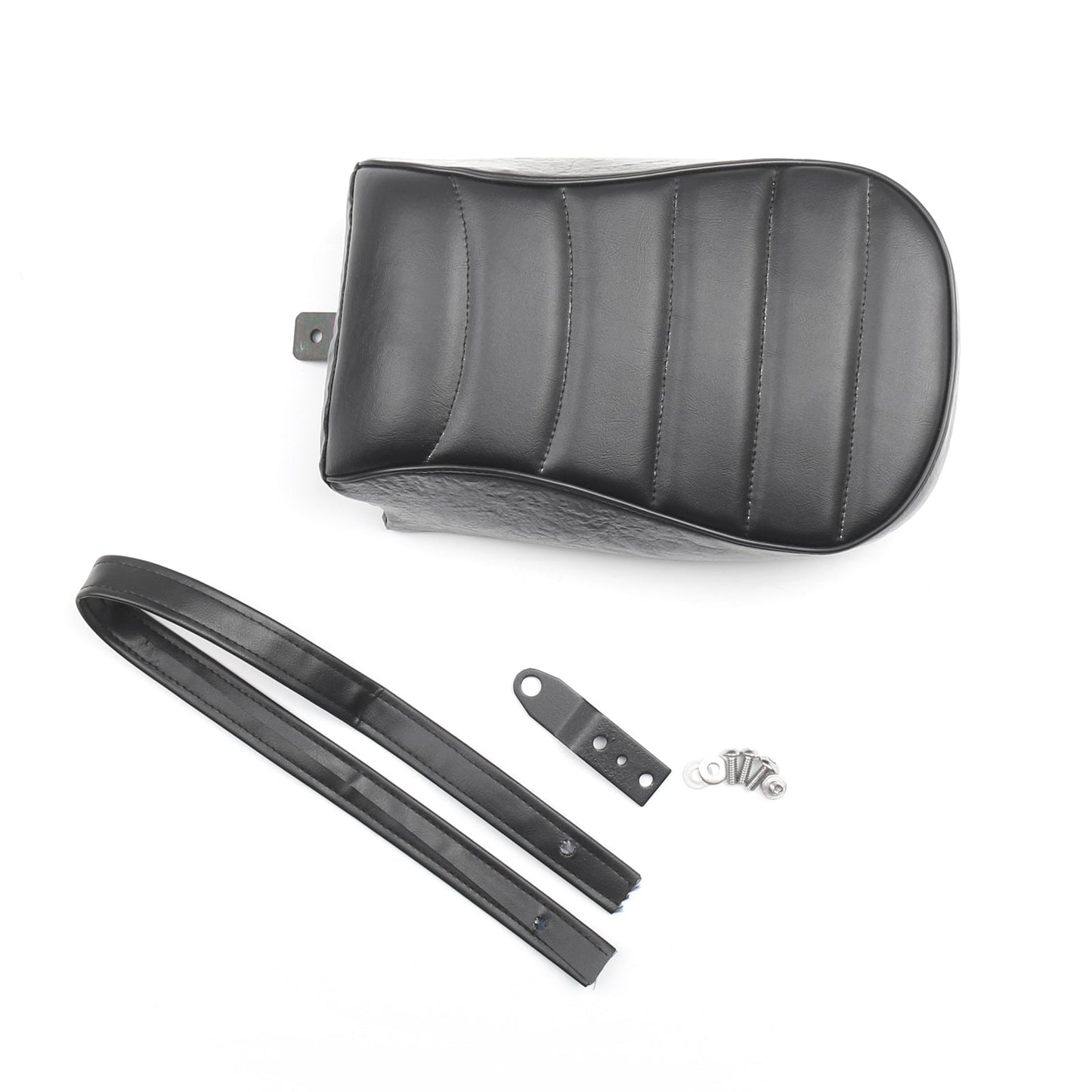 Stripe Leather Rear Passenger Pad Seat For Sportster Iron XL883N 16-18 Generic