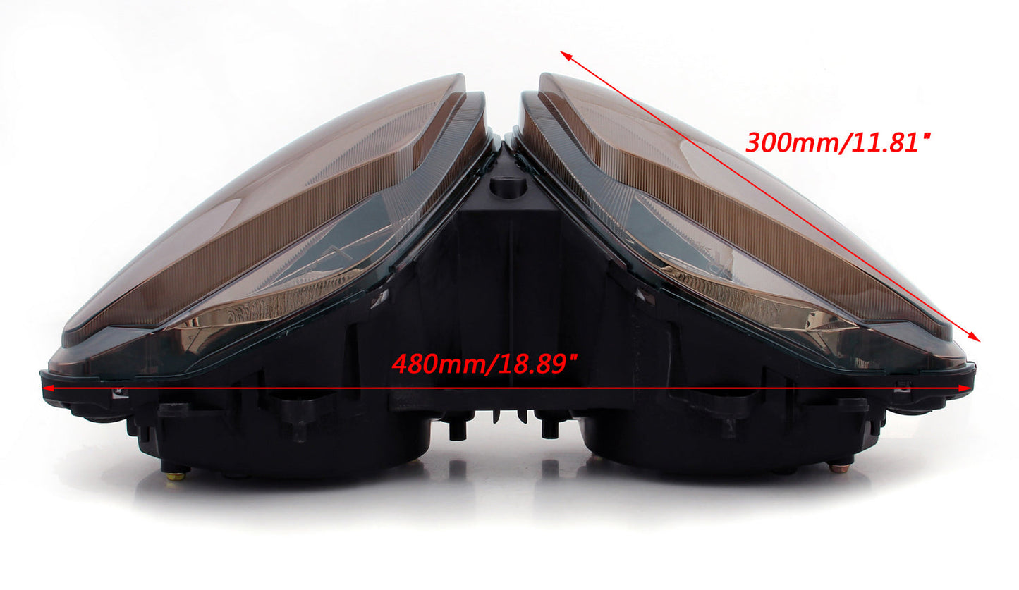 Front Headlight Headlamp Assembly For Yamaha YZF 1000 R1 2002-2003 Generic