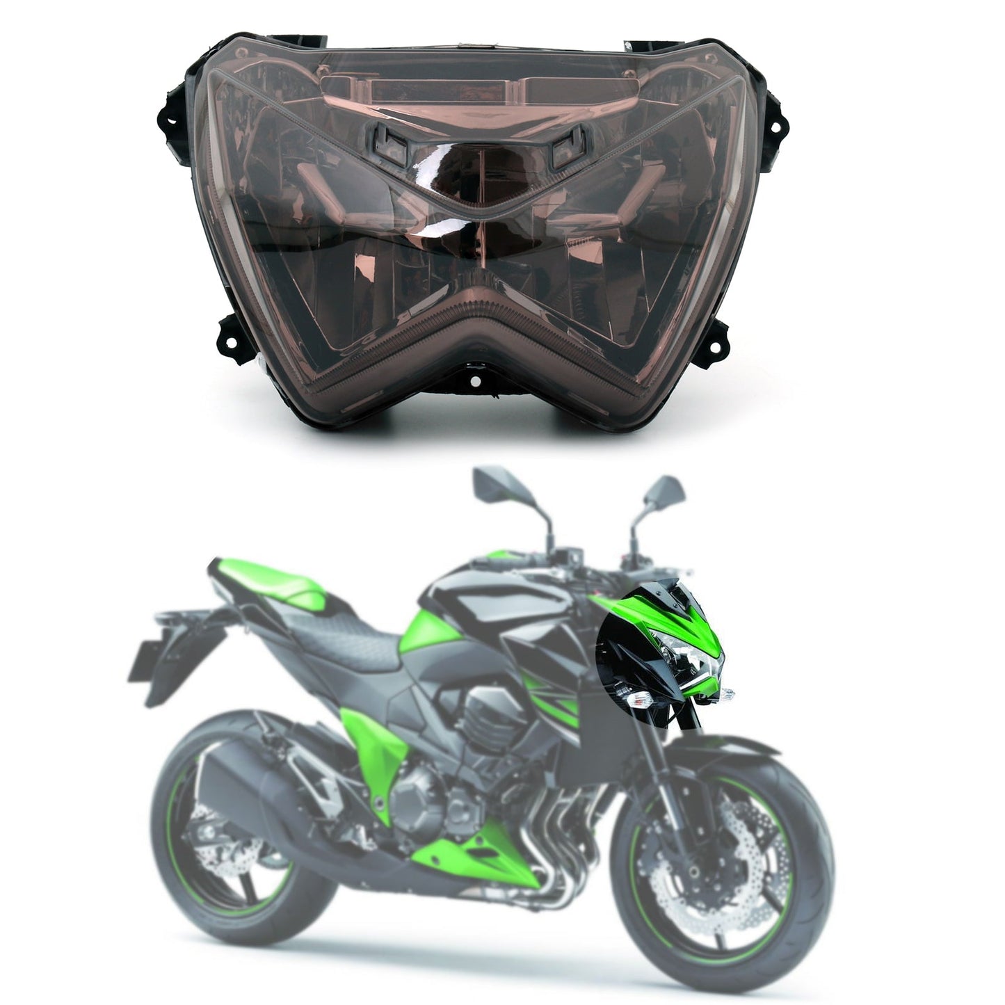 Front Headlight Headlamp Assembly For Kawasaki Z800 2013-2014 2012 Generic