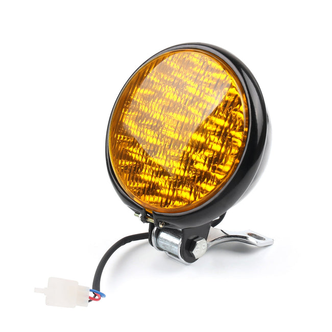 Motorcycle Headlight 5 LED Head Lamp For Harley Bobber Chopper Touring Generic