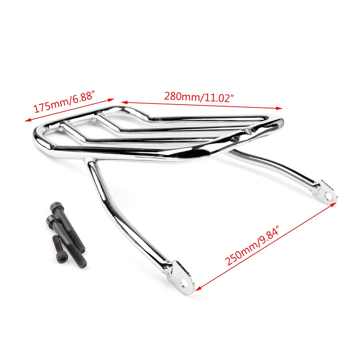 Luggage Shelf Frame Rack For Harley Sportster XL883N 09-18 XL1200 N/V/X 07-18 Generic