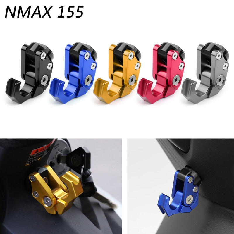 Carry Helmet Bottle Hanger Holder CNC Aluminum Alloy Hooks For Yamaha NMAX 155