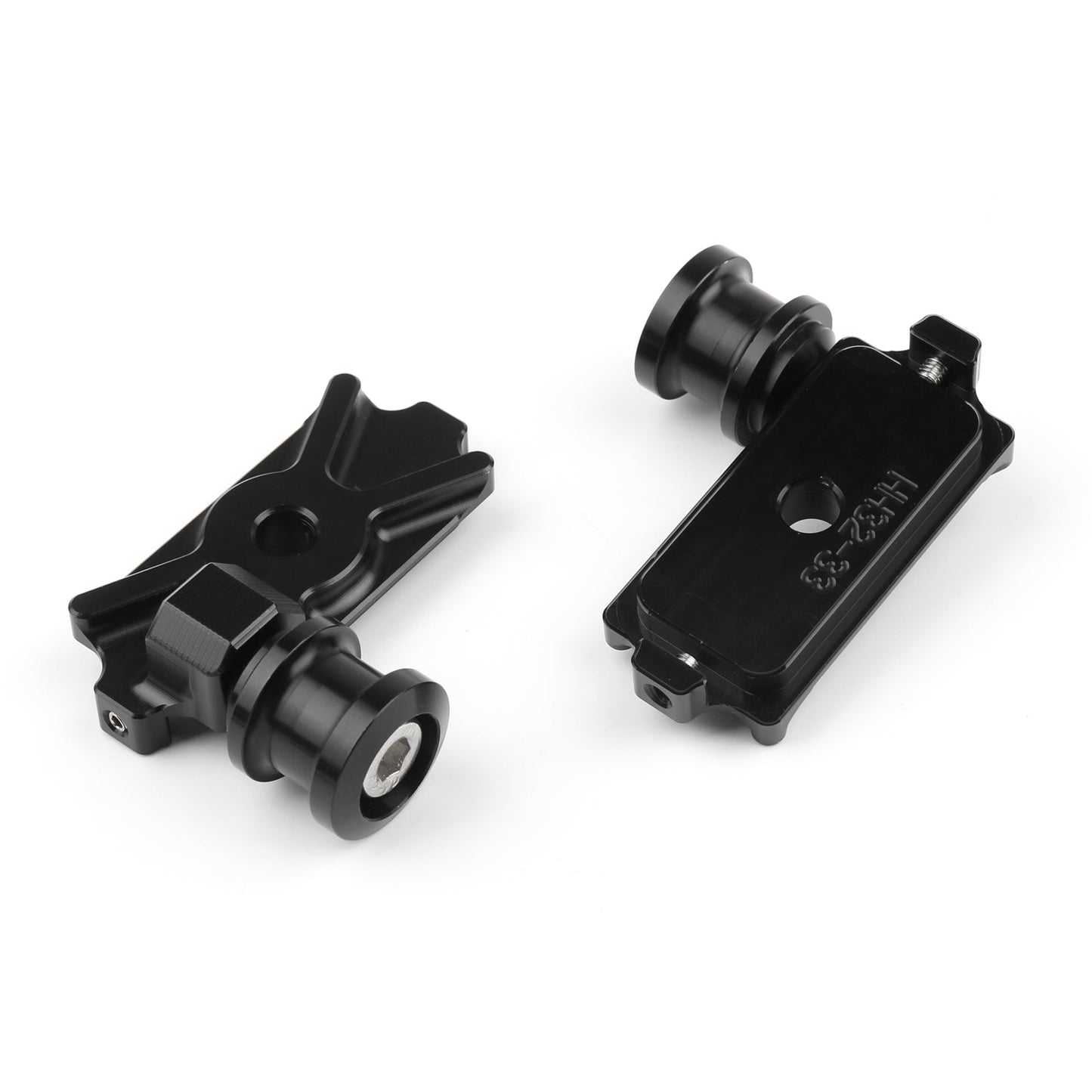 Motorcycle CNC Swingarm Spool Adapters / Mounts For Honda CBR250R 2011-2013 Blk