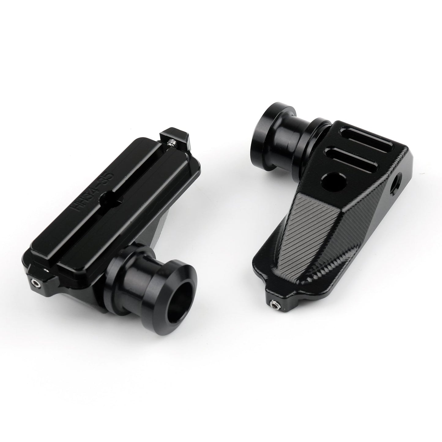 Motorcycle CNC Swingarm Spool Adapters / Mounts For Honda CBR500R 2014-2015 Blk