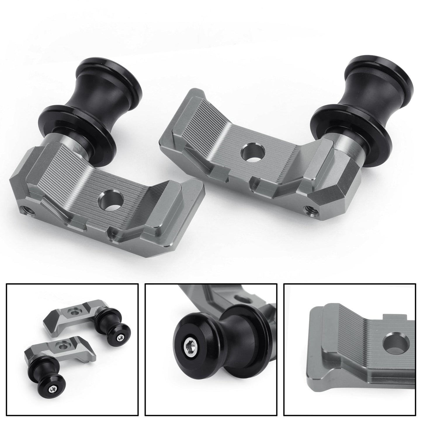 2014-2018 YAMAHA MT-07 FZ-07 CNC Chain Adjuster Block W/Swingarm Spools Slider