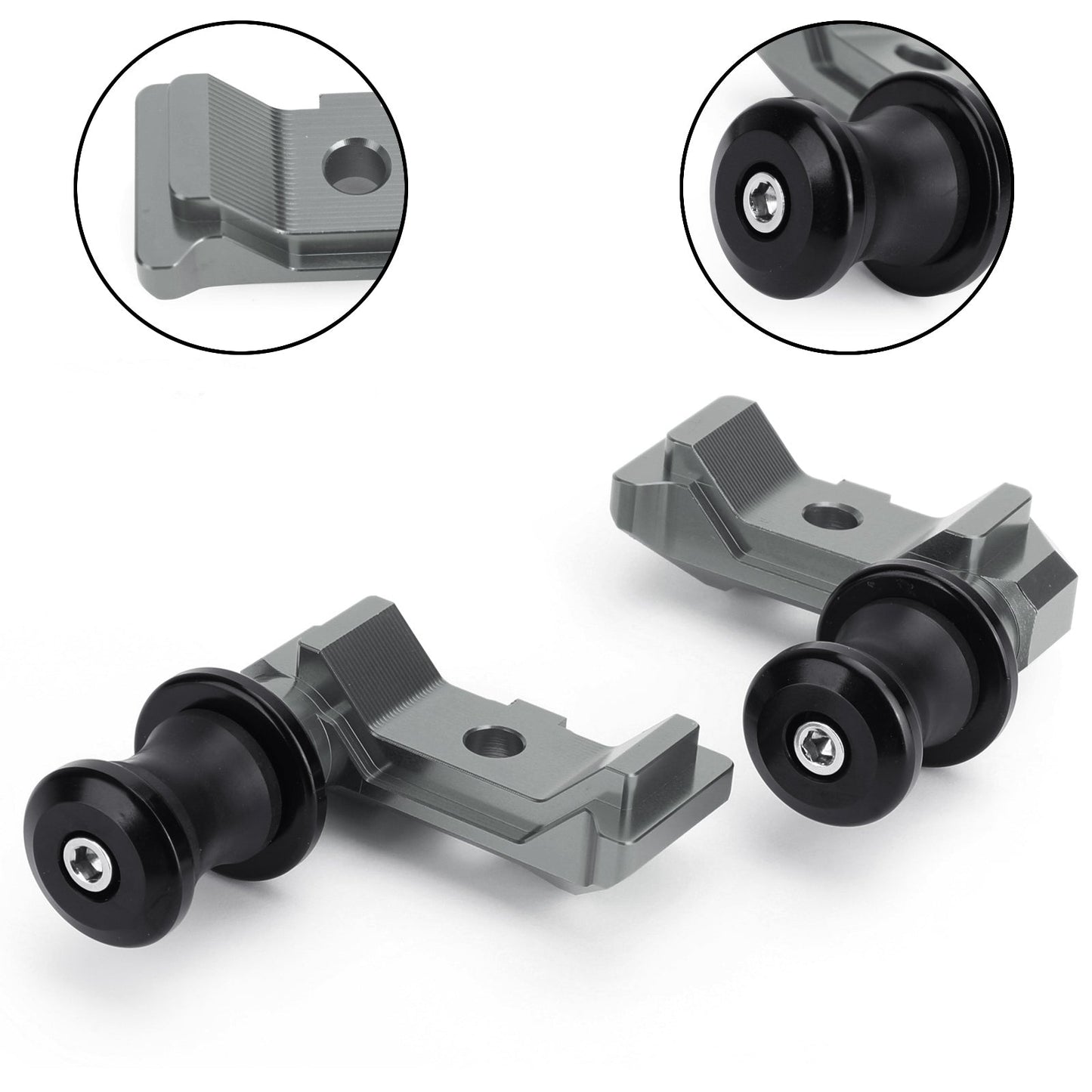 2014-2018 YAMAHA MT-07 FZ-07 CNC Chain Adjuster Block W/Swingarm Spools Slider