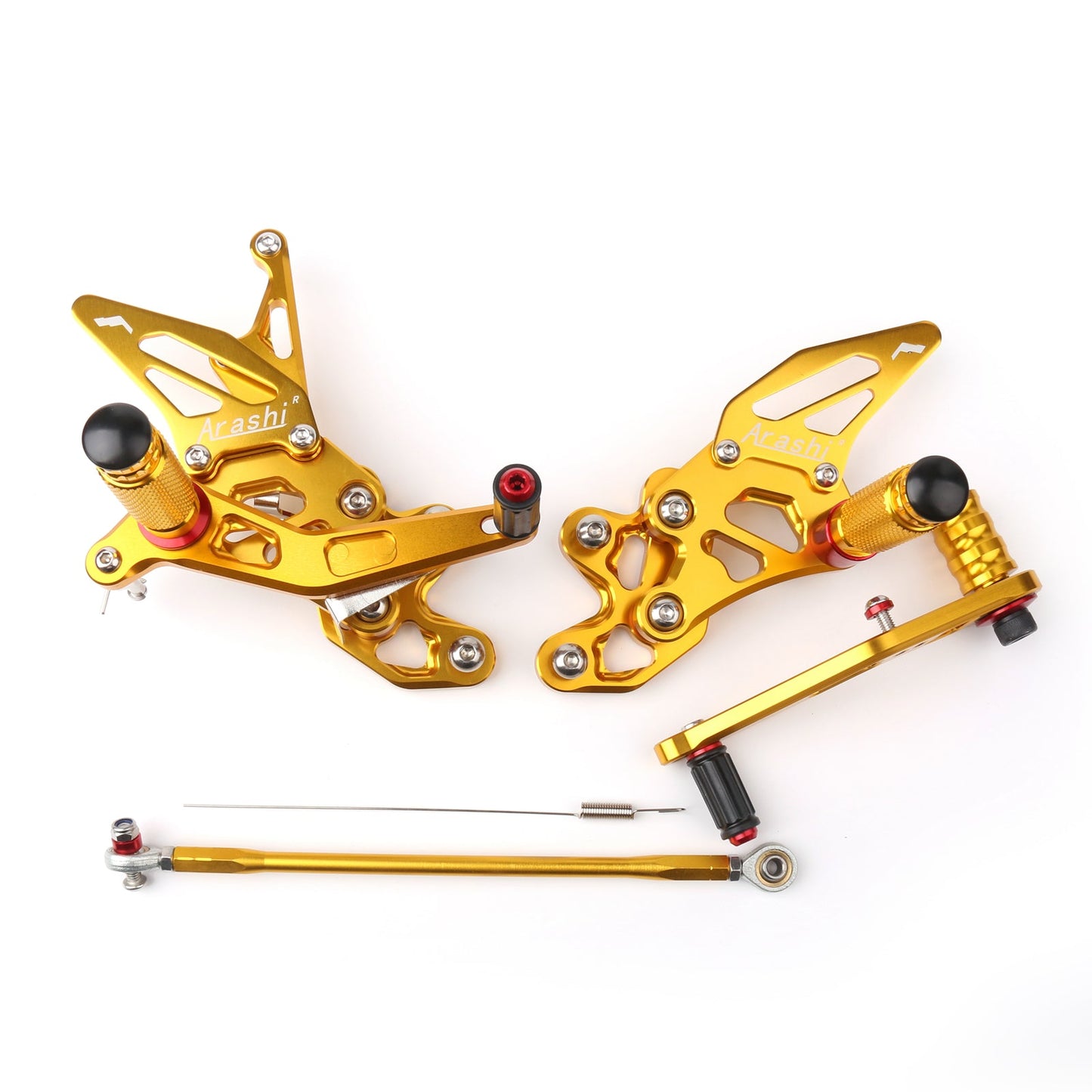 2006-2009 Suzuki GSXR GSX-R 600/750 Rearset Rear set Footpegs Adjustable