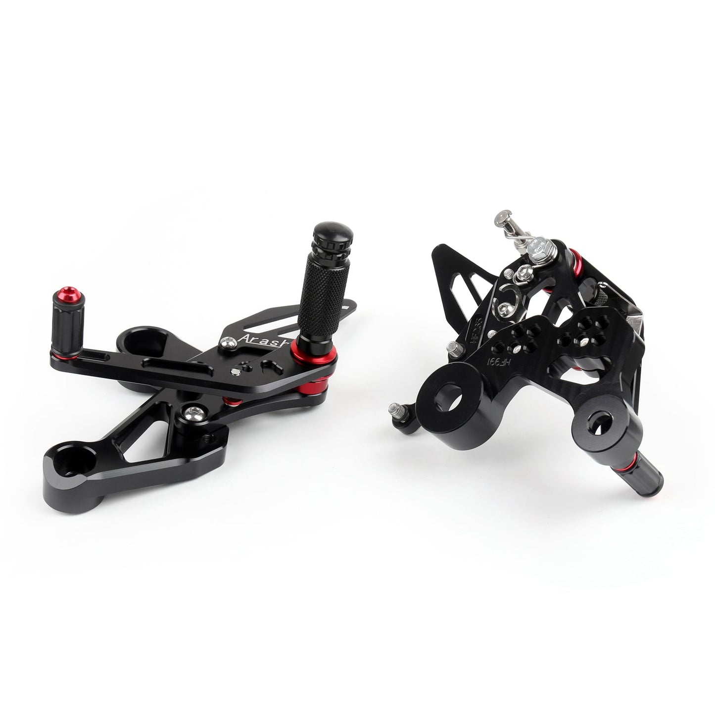 Racing Adjustable Rearsets Foot Pegs Rear Set For 2014 Yamaha MT-09 FZ-09 Black