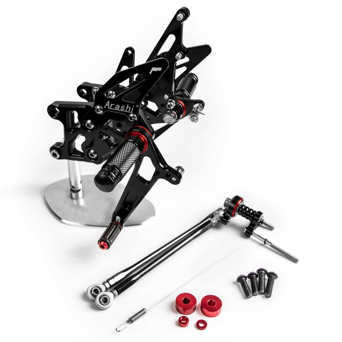 CNC Black Adjustable Rearsets Footrest For Honda CBR600RR / ABS 2009 - 2022