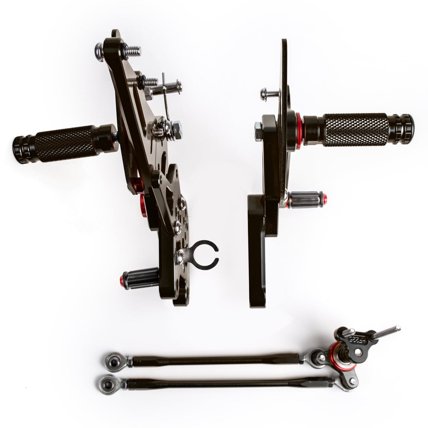 CNC Black Adjustable Rearsets Footrest For Honda CBR600RR / ABS 2009 - 2022