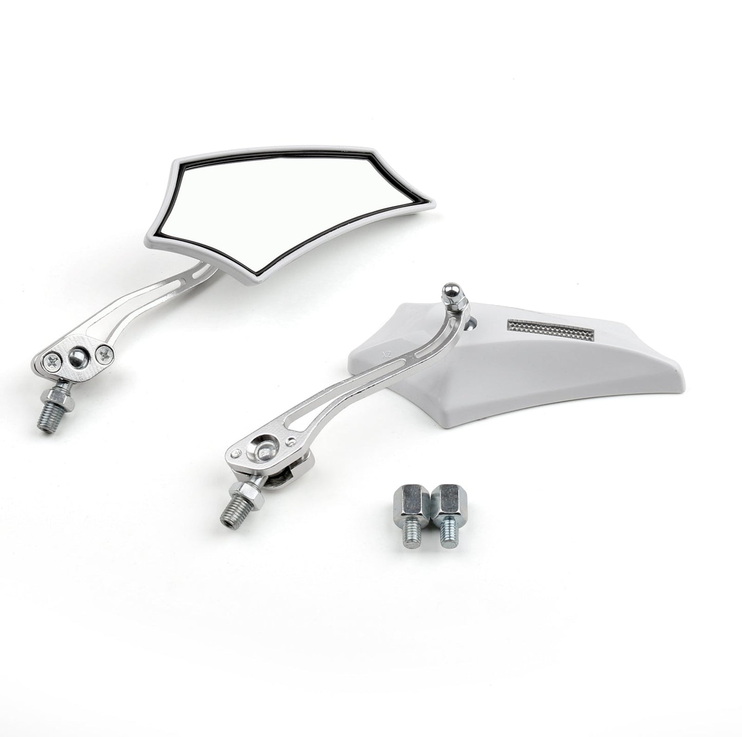 8mm 10mm Motocycle Chopper Cruiser Street Dirt Bike Rear View Mirrors