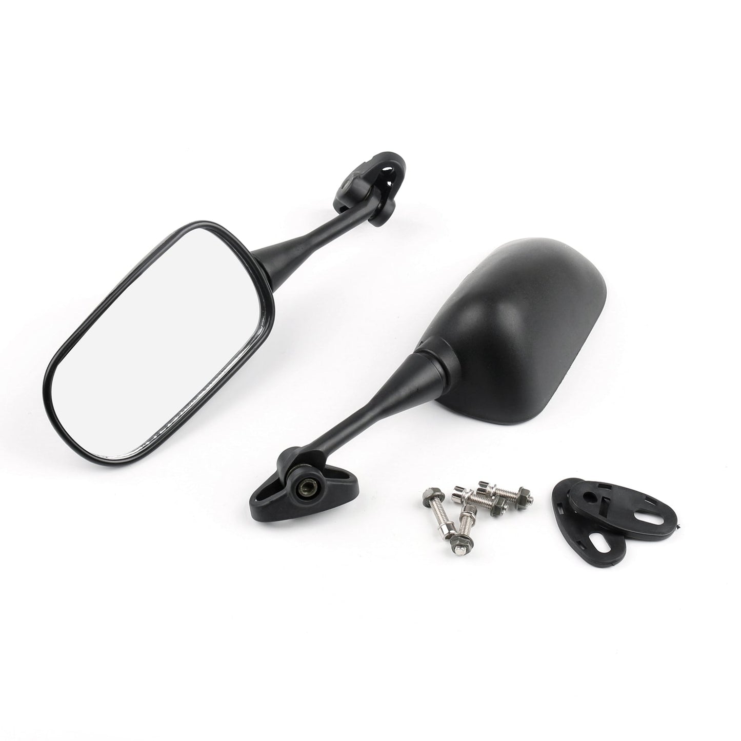 Pair Motorcycle Rear view Mirrors For Honda VTR1000 98-06 CBR600 CBR600F4i 01-07