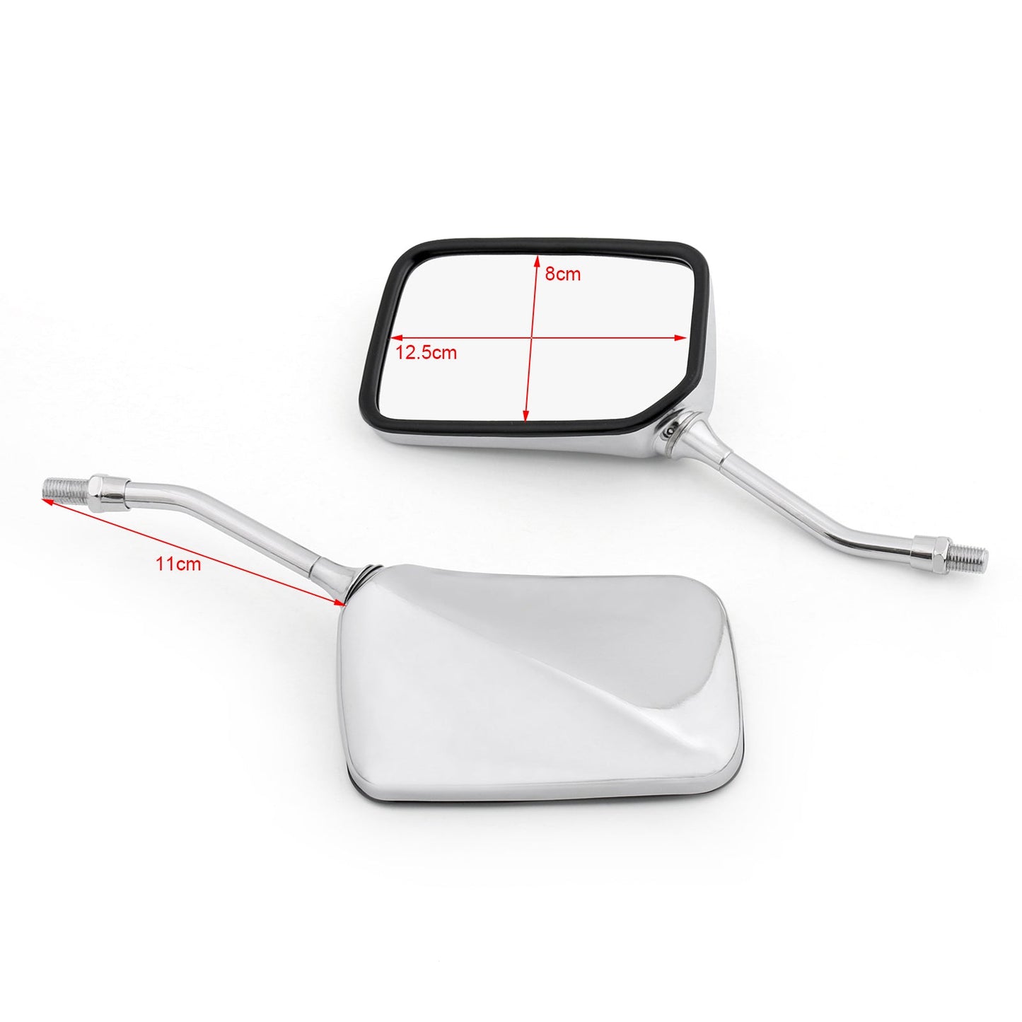 Pair Motorcycle Rearview Mirror For Honda CA125 CMX250 Rebel CM125 VT125 Shadow