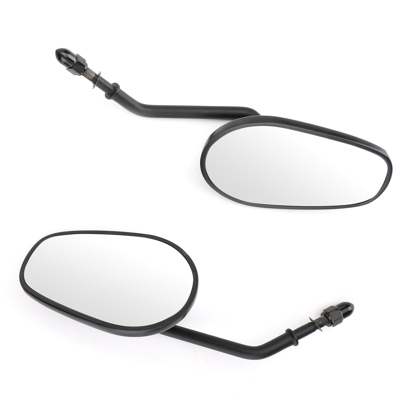 Rear View Mirrors For Touring Road King Sportster XL883 XL1200 Dyna Softail