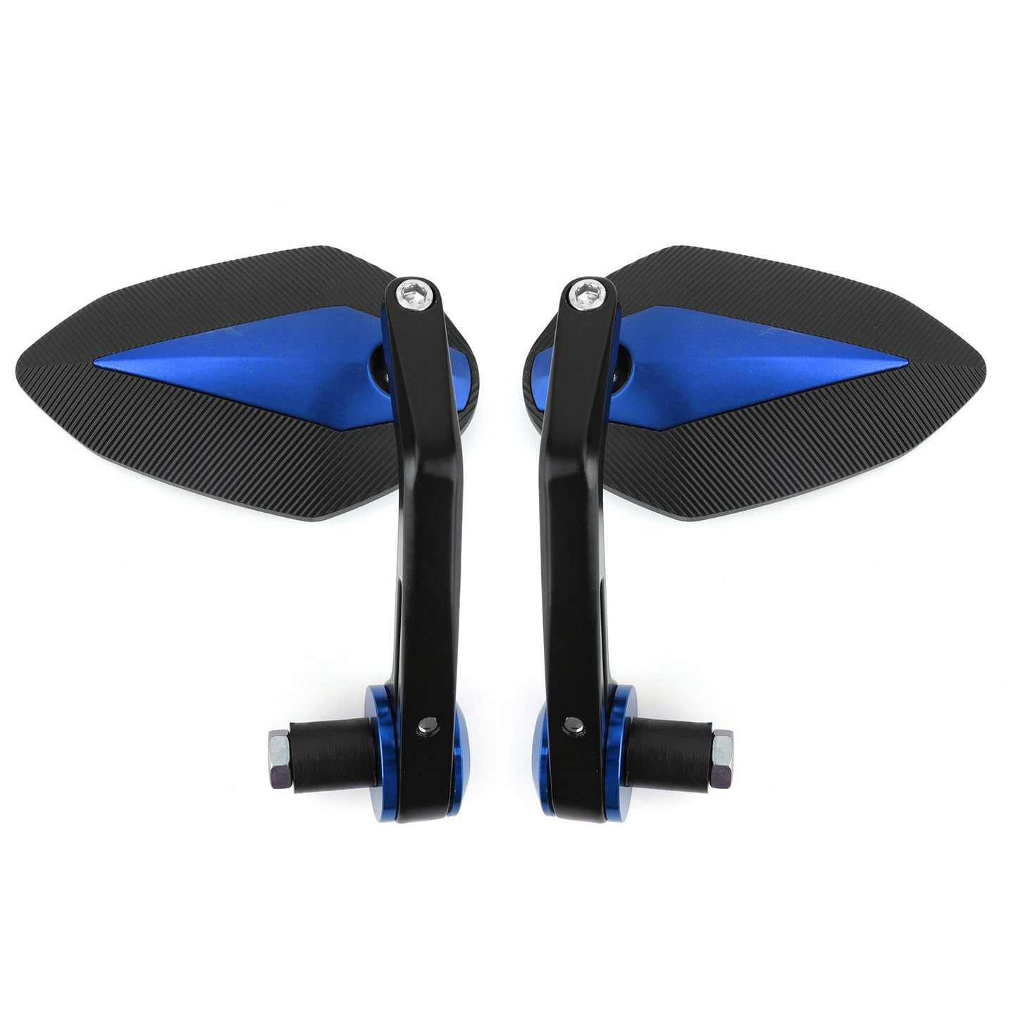 7/8" CNC Motorcycle Handle Bar End Rearview Side Mirrors For Bobber Cafe Racer Generic