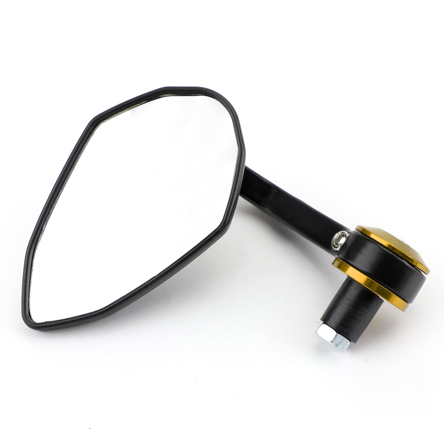 7/8" CNC Motorcycle Handle Bar End Rearview Side Mirrors For Bobber Cafe Racer Generic