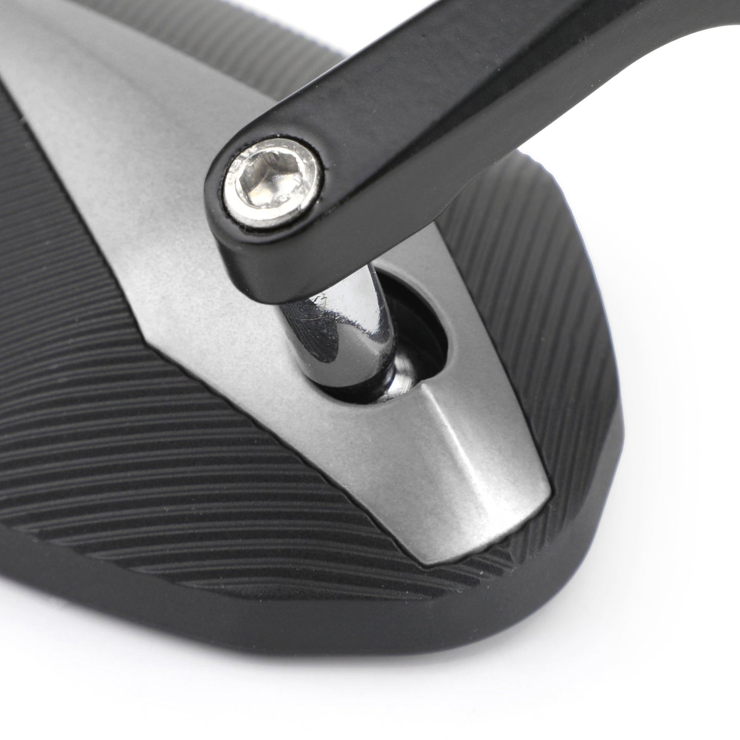 7/8" CNC Motorcycle Handle Bar End Rearview Side Mirrors For Bobber Cafe Racer Generic