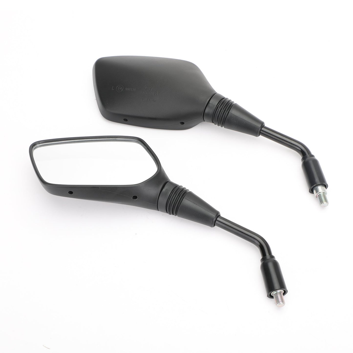 Black Rearview Side Mirrors For Suzuki GW250 Inazuma 14-17 DL250 V-Strom 06-18