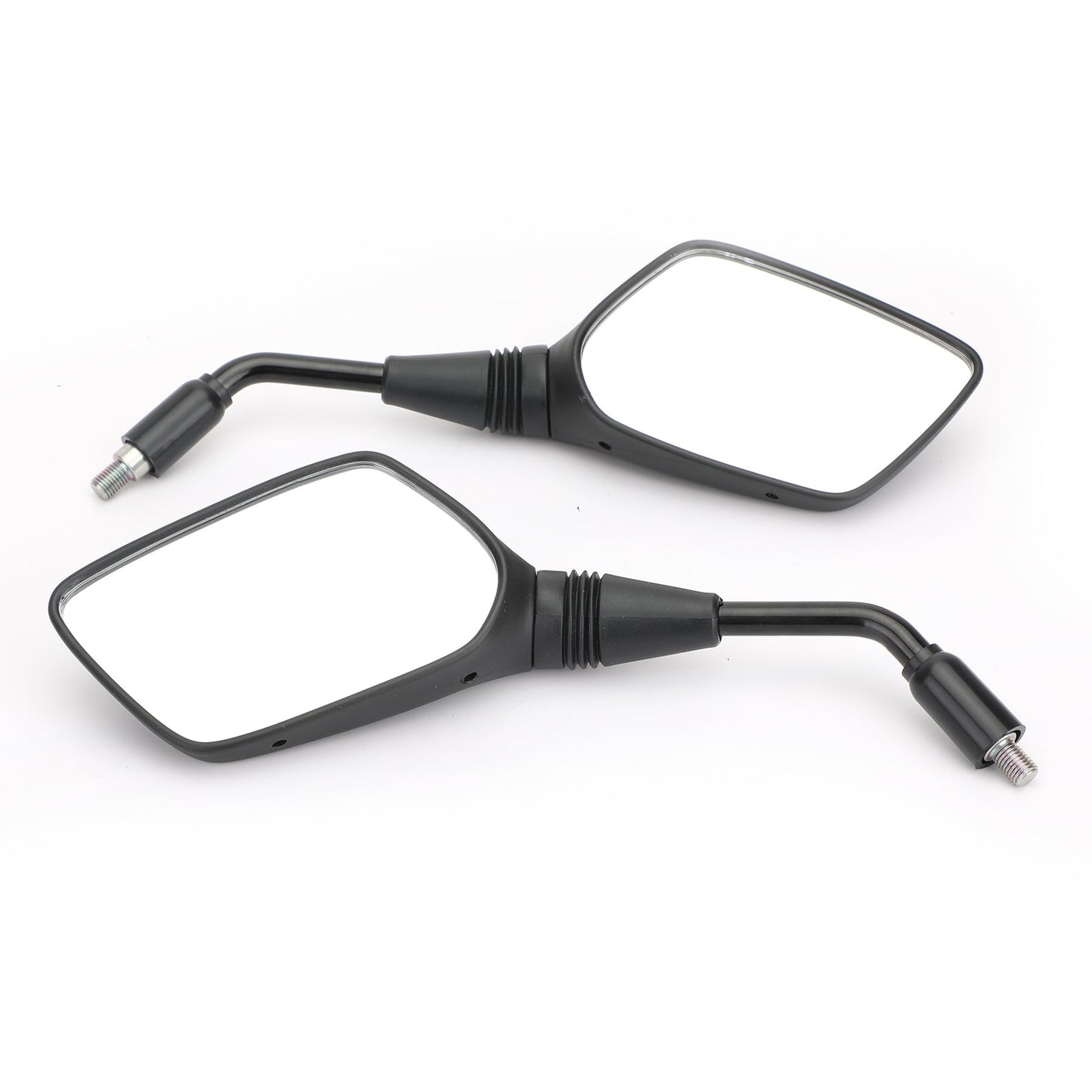 Black Rearview Side Mirrors For Suzuki GW250 Inazuma 14-17 DL250 V-Strom 06-18