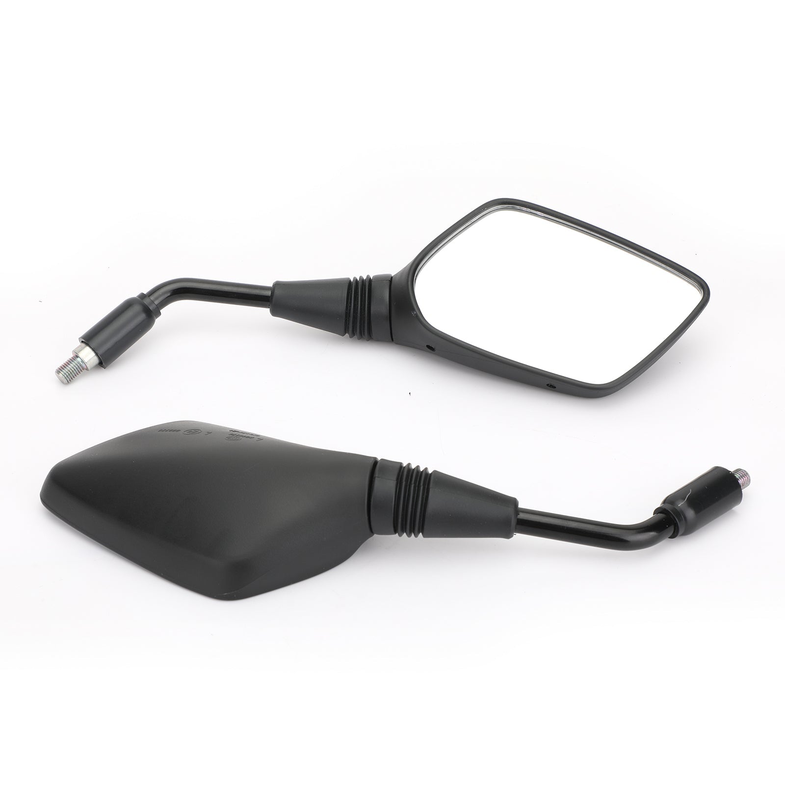 Black Rearview Side Mirrors For Suzuki GW250 Inazuma 14-17 DL250 V-Str ...
