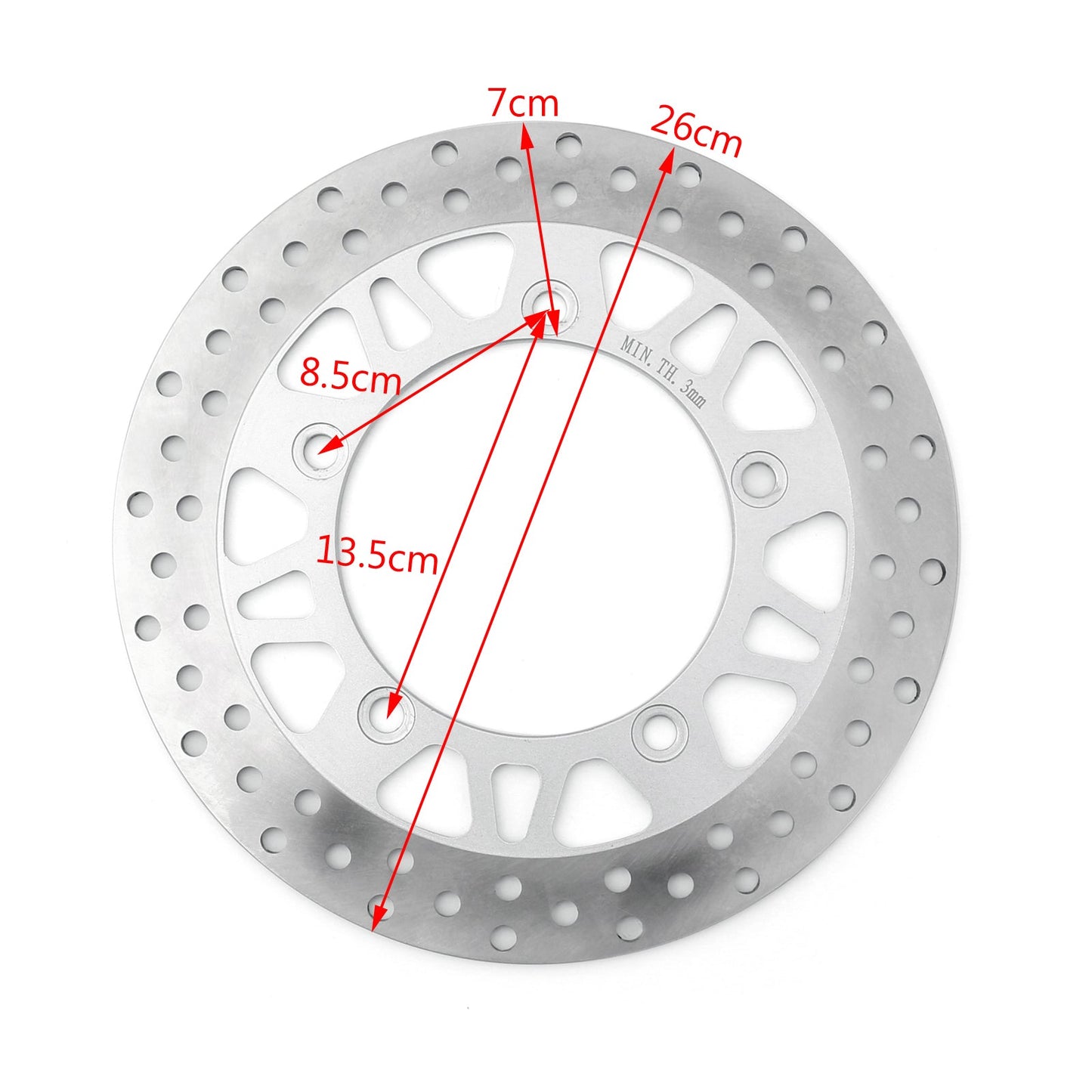 Front Brake Rotor Disc Fit for Suzuki AN250 Skywave AN400 AN650/A Burgman 03-12
