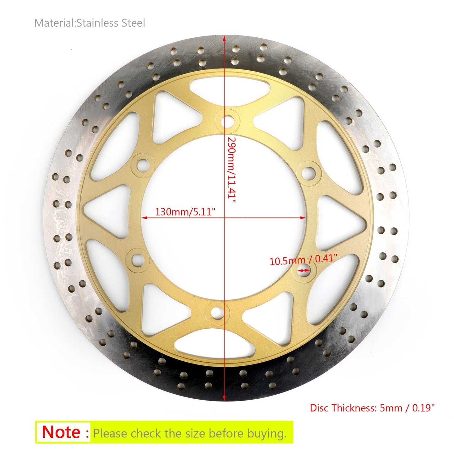 Front Brake Rotor Disc Fit for Kawasaki KLX 150 L KLX150L 2014 # 43080-0123