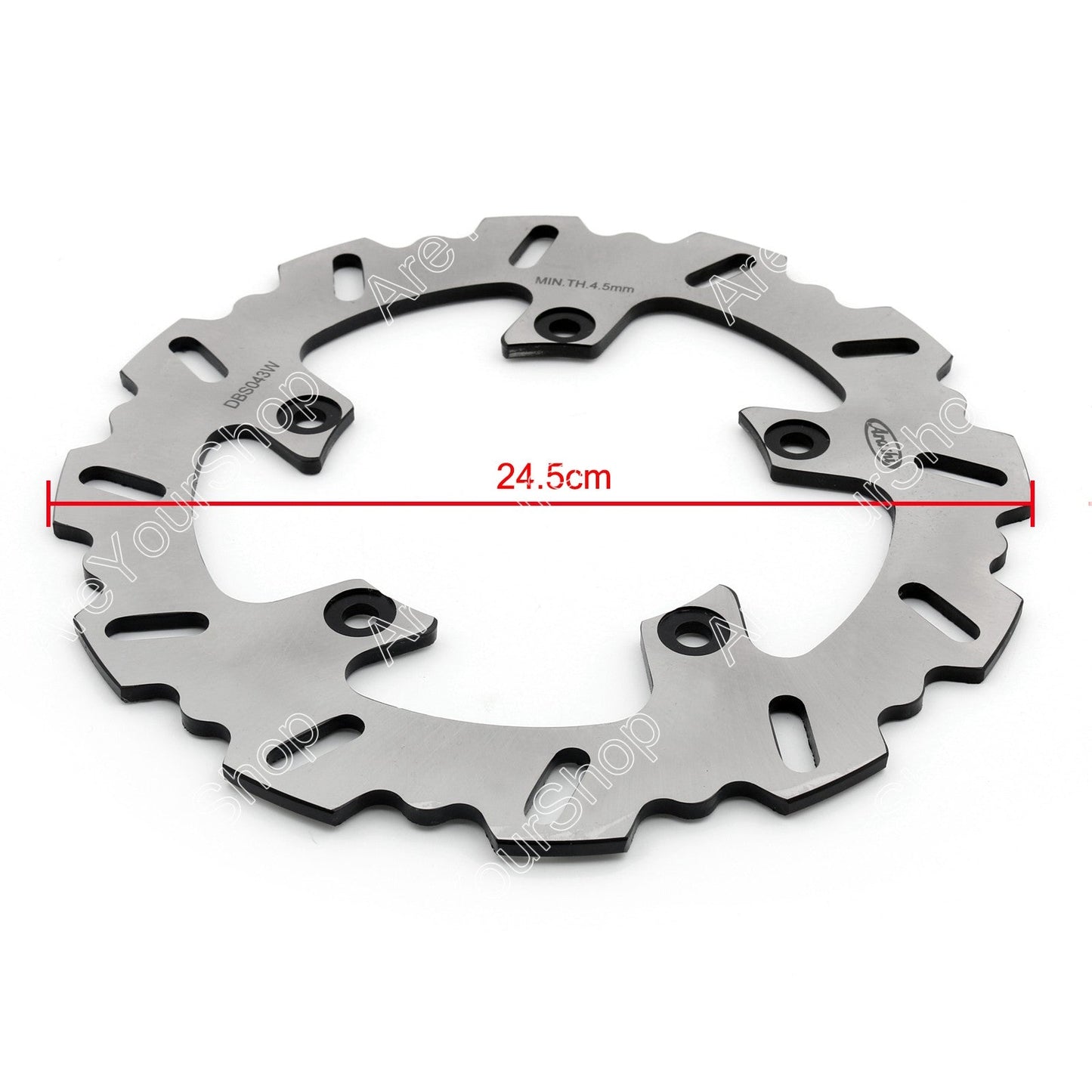 Rear Brake Rotor Disc Fit for Yamaha YZ125 YZ250 YZ250F YZ426F YZ450F 02-2015