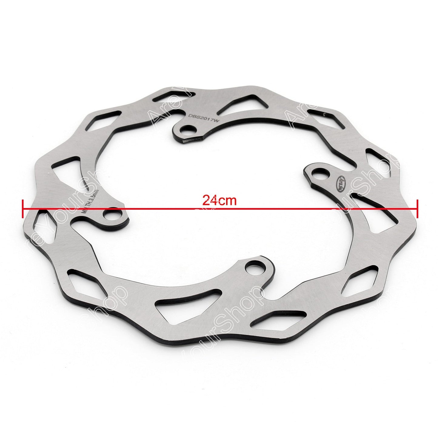 Rear Brake Rotor Disc Fit for Kawasaki KX250/F 03-16 KX450F 06-16 KLX450R 07-16