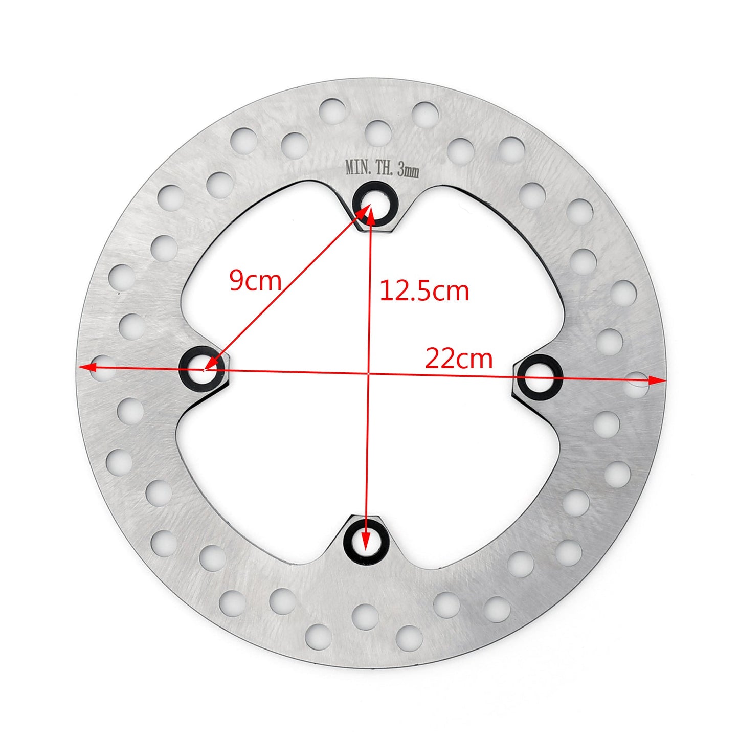 Rear Brake Rotor Disc Fit for Honda CRF230L CRM250 XL250R XR250R XR400R XR600R