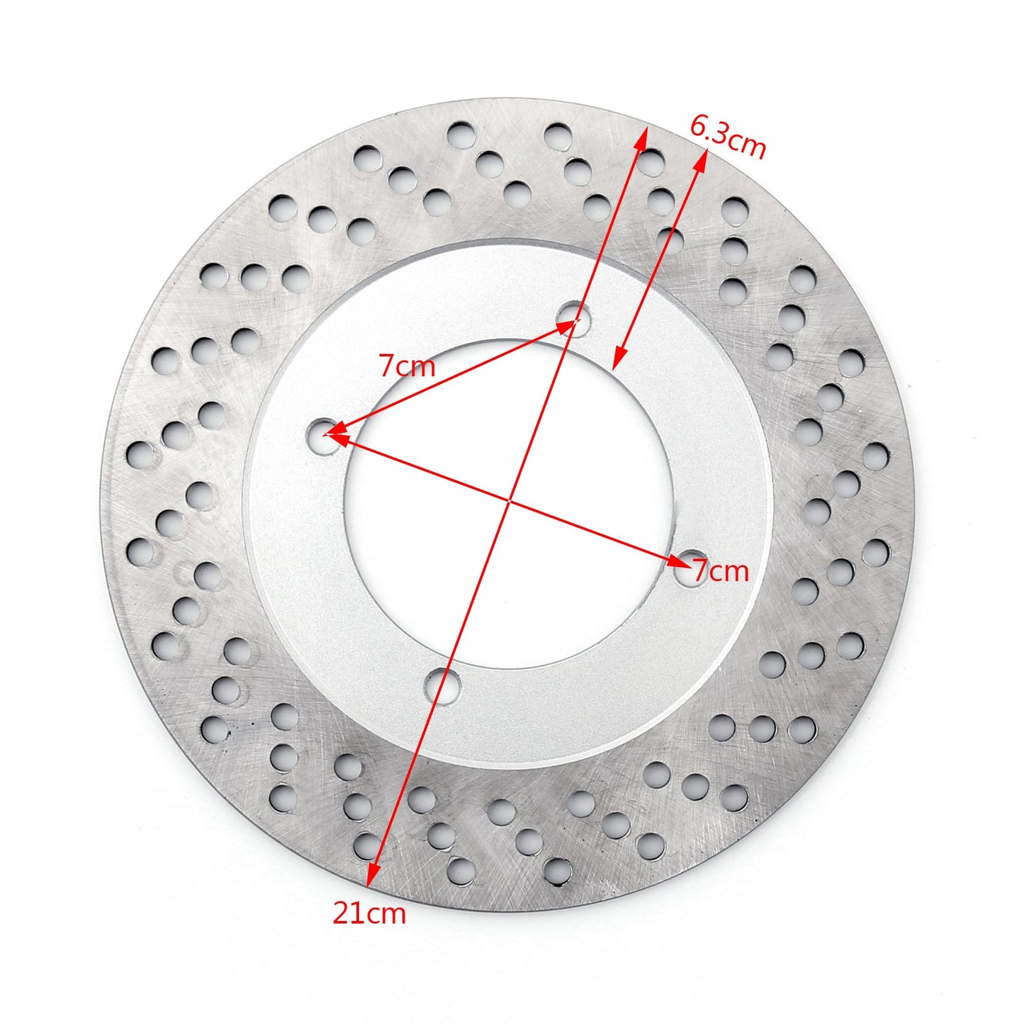 Rear Brake Rotor Disc Fit for Suzuki RG125 RGV250 88-96 TV250 88-90 GSXR250