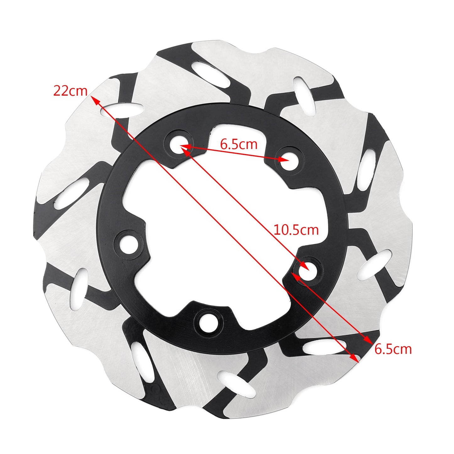 Rear Brake Rotor Disc Fit for Suzuki GSXR 600 750 1000 96-15 SV 650 1000 S 03-10