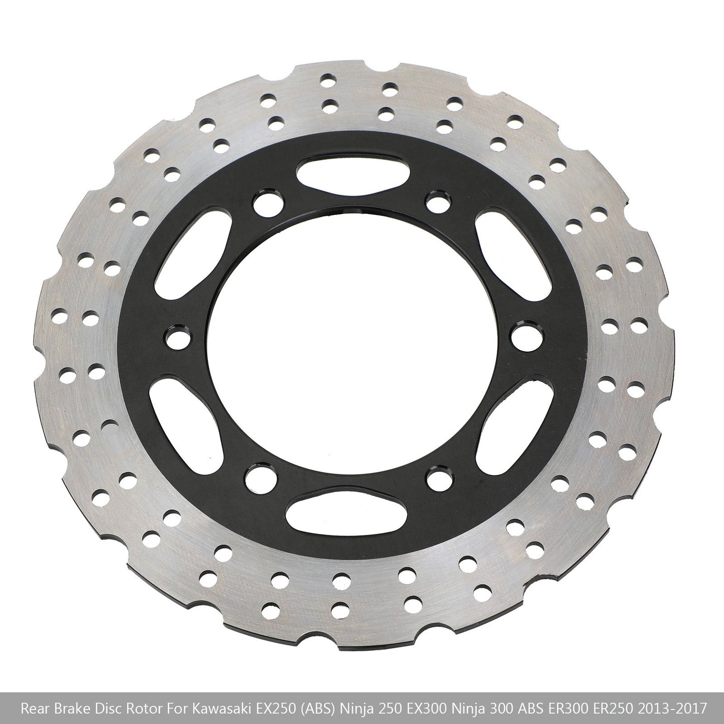 Rear Brake Rotor Disc Fit for Kawasaki EX 250 300 Ninja Z 250 300 2013-2017