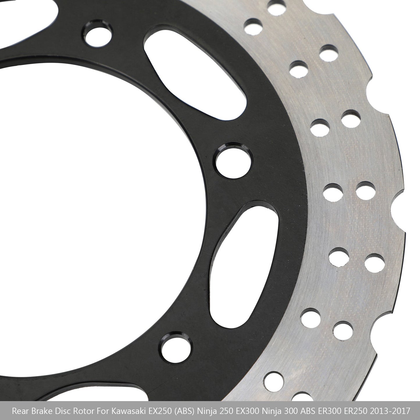 Rear Brake Rotor Disc Fit for Kawasaki EX 250 300 Ninja Z 250 300 2013-2017