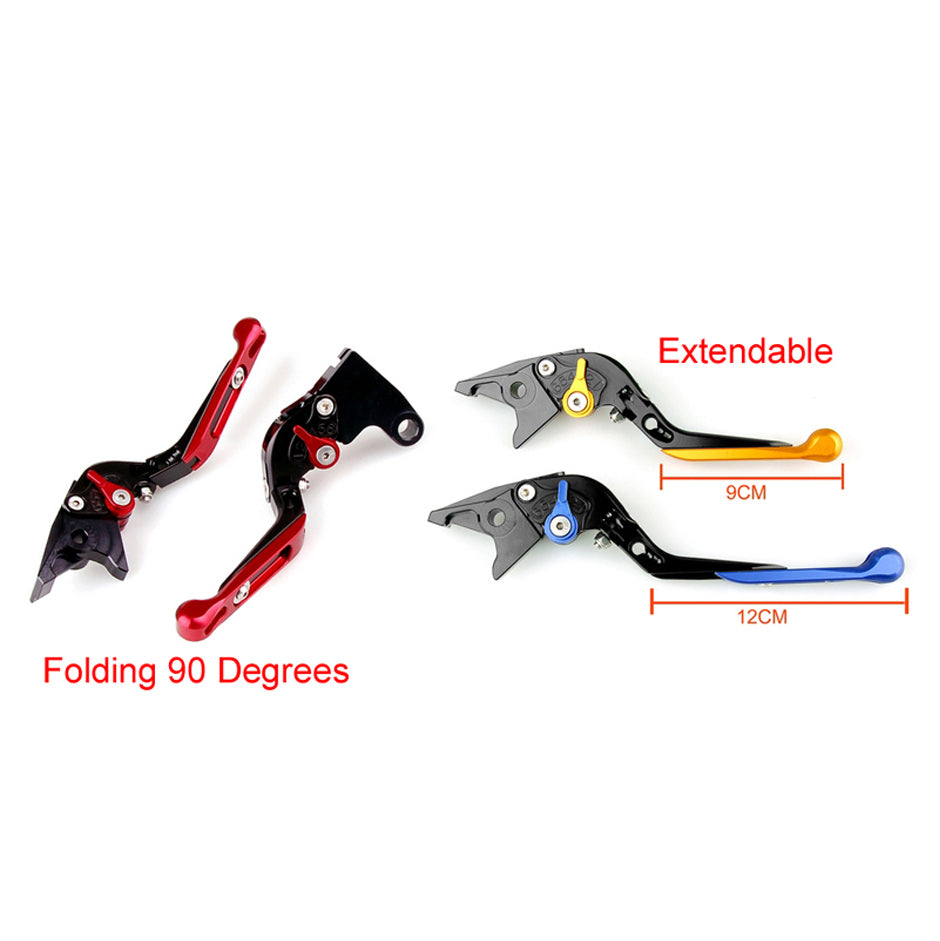 Adjustable Folding Extendable Brake Clutch Levers For Ducati Aprilia RSV MILLER Generic