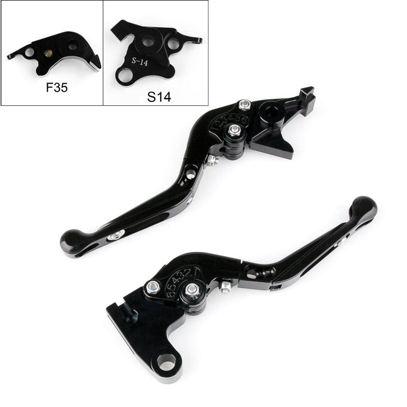 Adjustable Folding Extendable Brake Clutch Levers For Suzuki GSXR1 27-28