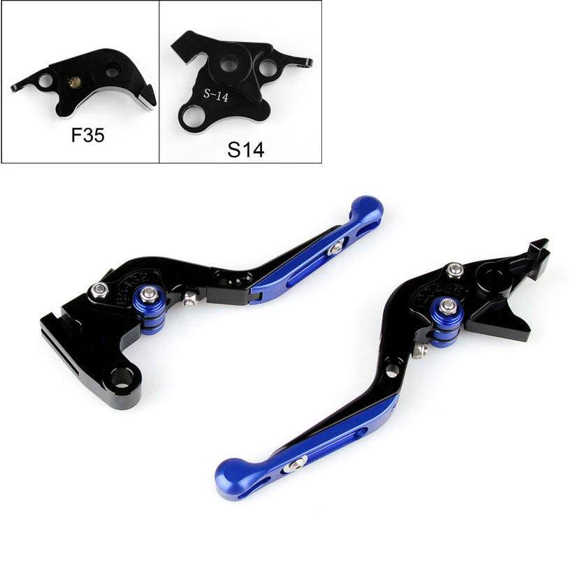 Adjustable Folding Extendable Brake Clutch Levers For Suzuki GSXR1 27-28