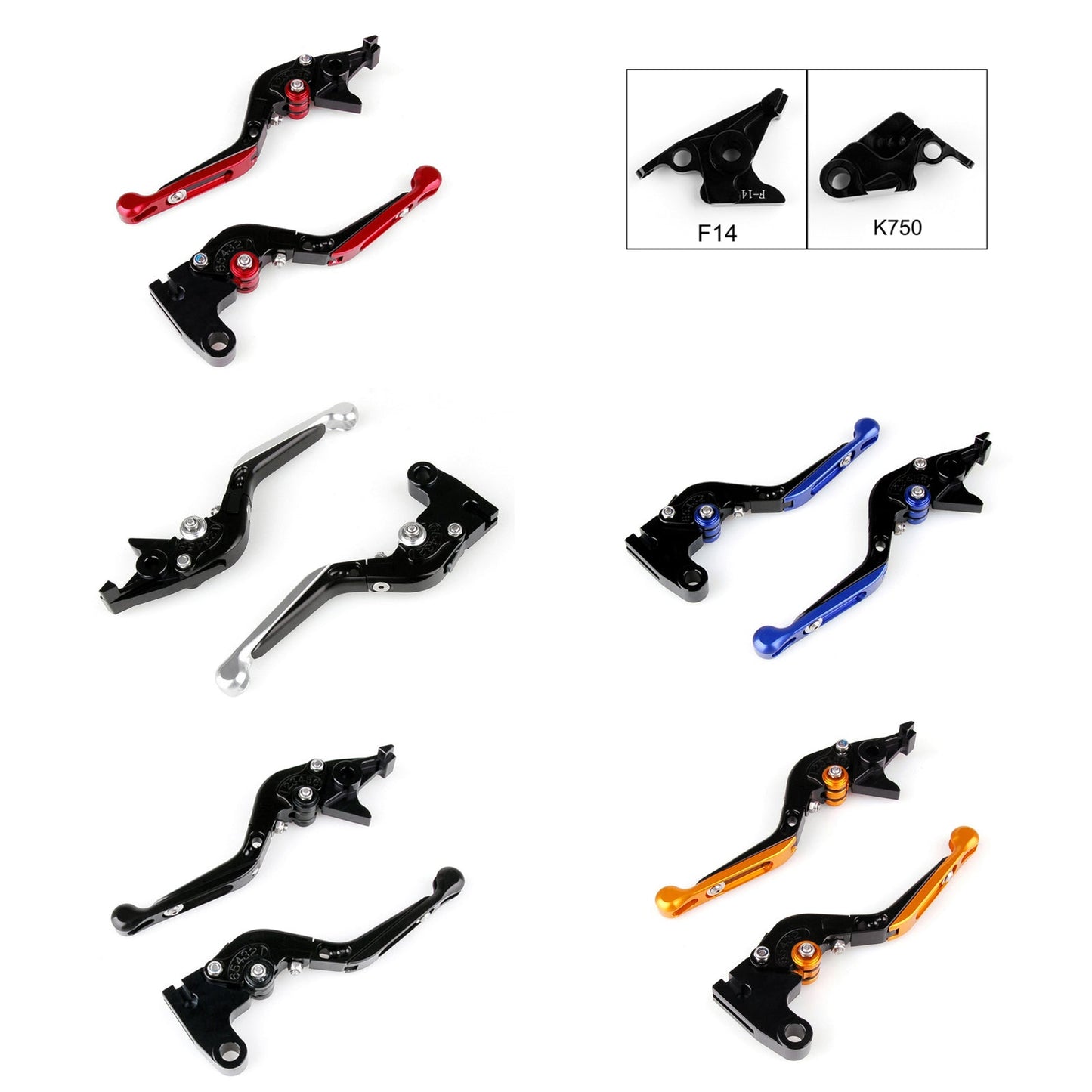 Adjustable Folding Extendable Brake Clutch Levers For Kawasaki ZX ZZR ZXR