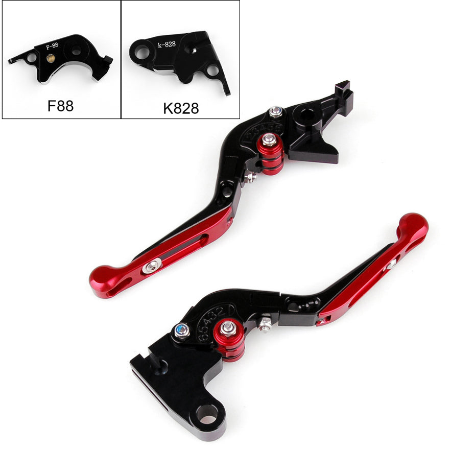 Adjustable Folding Extendable Brake Clutch Levers For Kawasaki ZX10R 6R Z1000 Generic