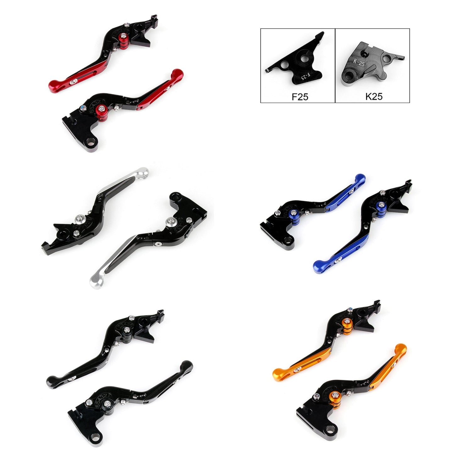 Adjustable Folding Extendable Brake Clutch Levers For Kawasaki NINJA 250R