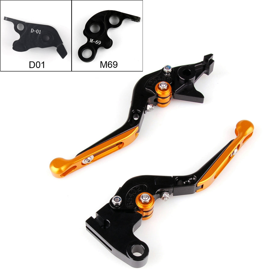 Adjustable Brake Clutch Levers For KTM 990 SMRSMT 2009-2013 2012 (D01M69) Generic