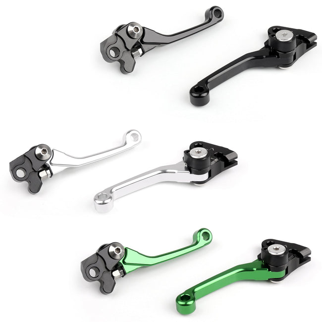 Pivot Brake Clutch Levers For Kawasaki KX125 KX250 06-08 KX250F/KX450F 2012