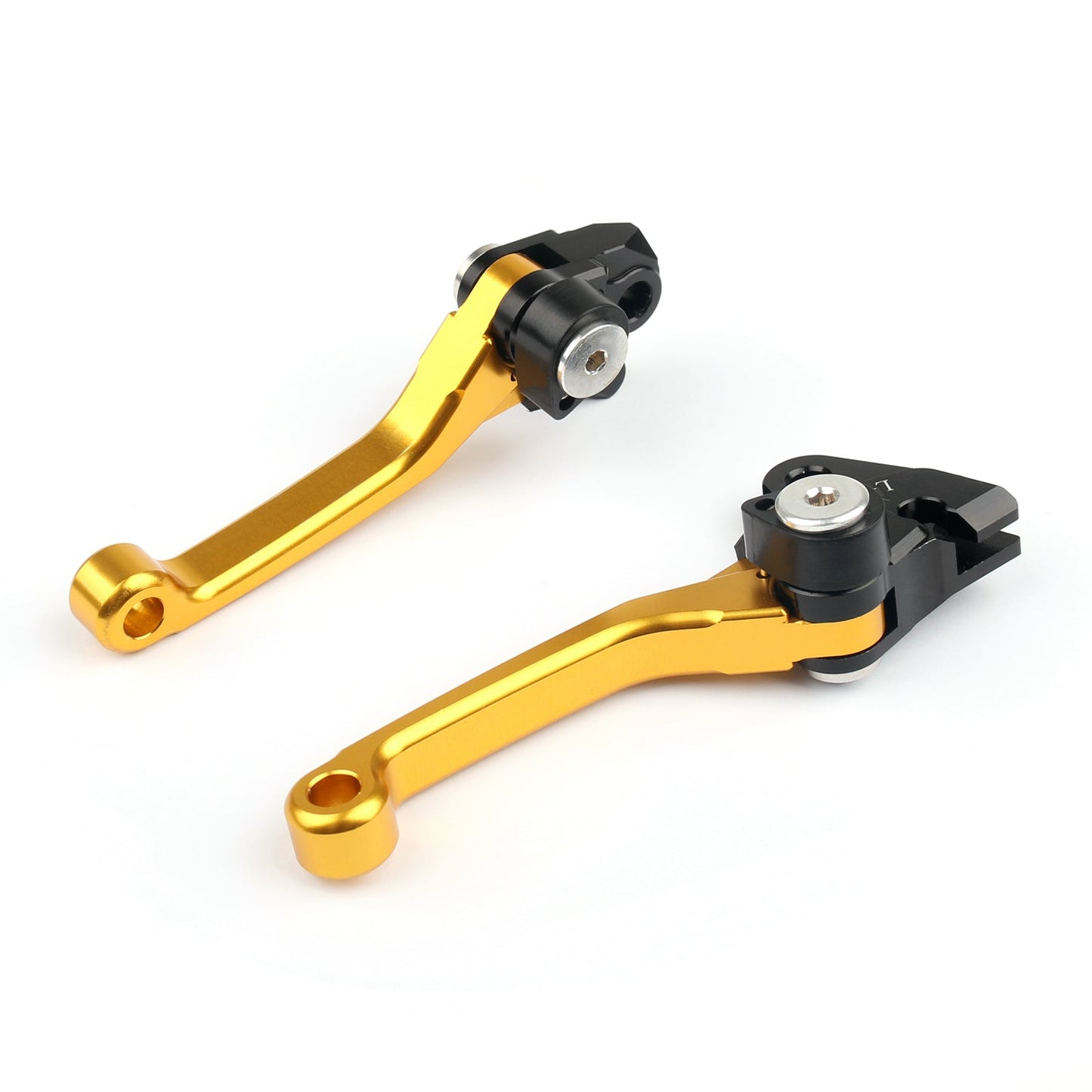 Pair CNC Dirt Bike Pivot Brake Clutch Levers For Suzuki RMZ250 2005-2006 Generic