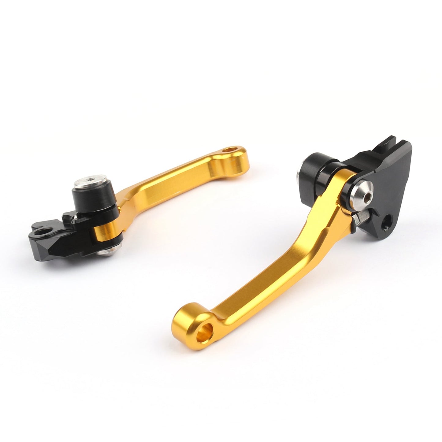 Pair CNC Dirt Bike Pivot Brake Clutch Levers For Suzuki RMZ250 2005-2006 Generic