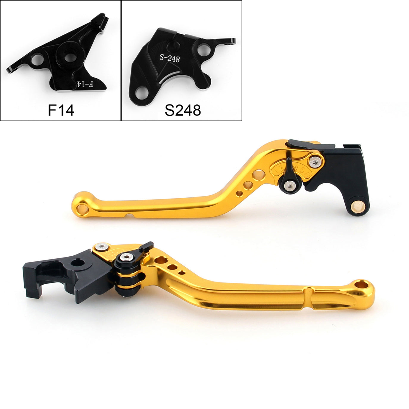 Brake Clutch Levers For Suzuki GSXR600 GSX-R1000 TL1000S GSR 600 SFV 650 Black