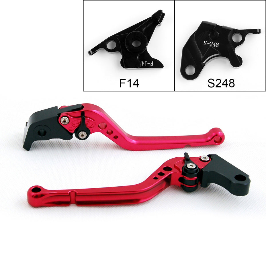 Brake Clutch Levers For Suzuki GSXR600 GSX-R1000 TL1000S GSR 600 SFV 650 Black