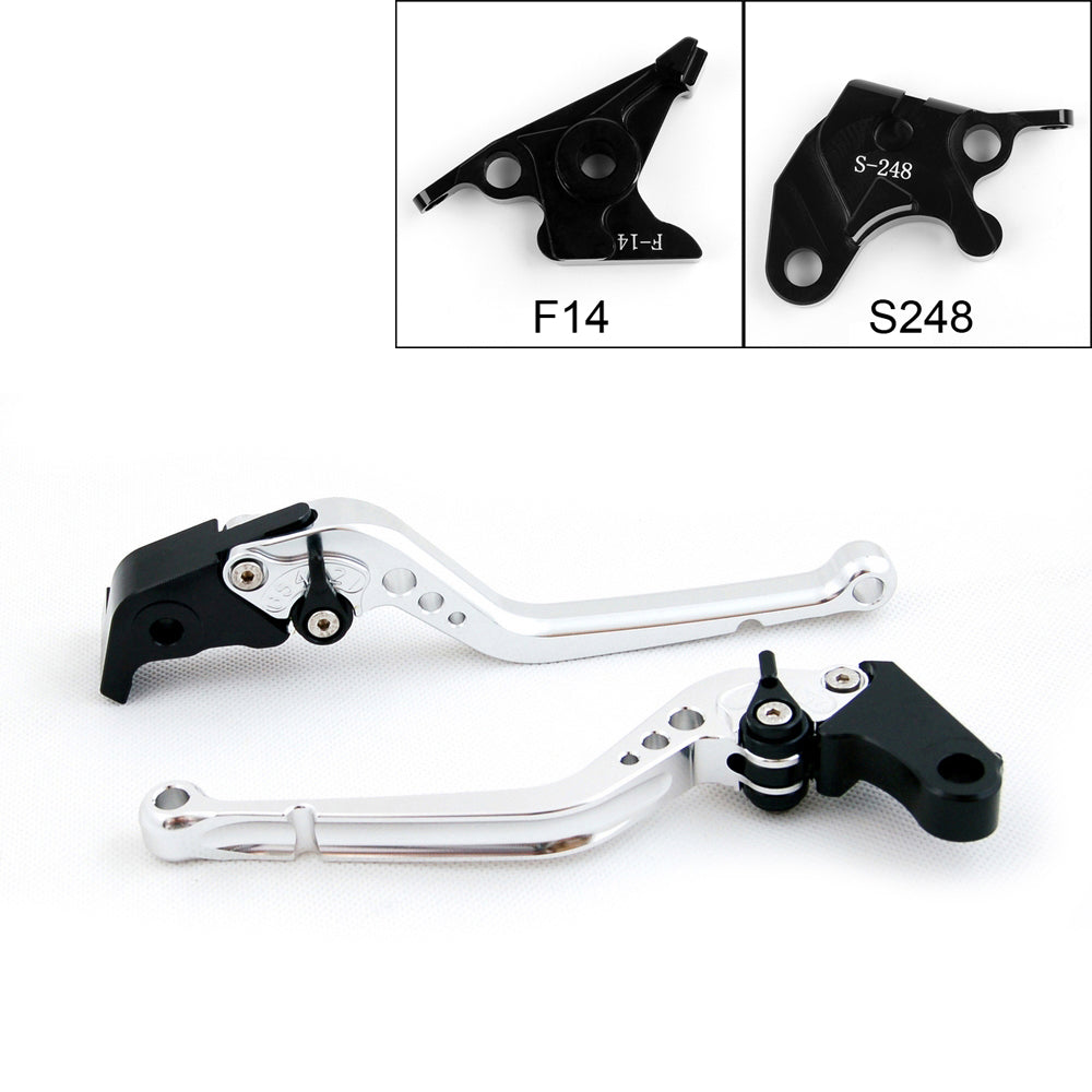 Brake Clutch Levers For Suzuki GSXR600 GSX-R1000 TL1000S GSR 600 SFV 650 Black