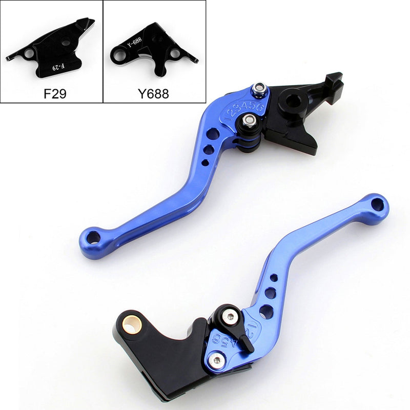 Short Brake Clutch Levers For Honda CBR6RR 3-6 CBR954RR 22-23