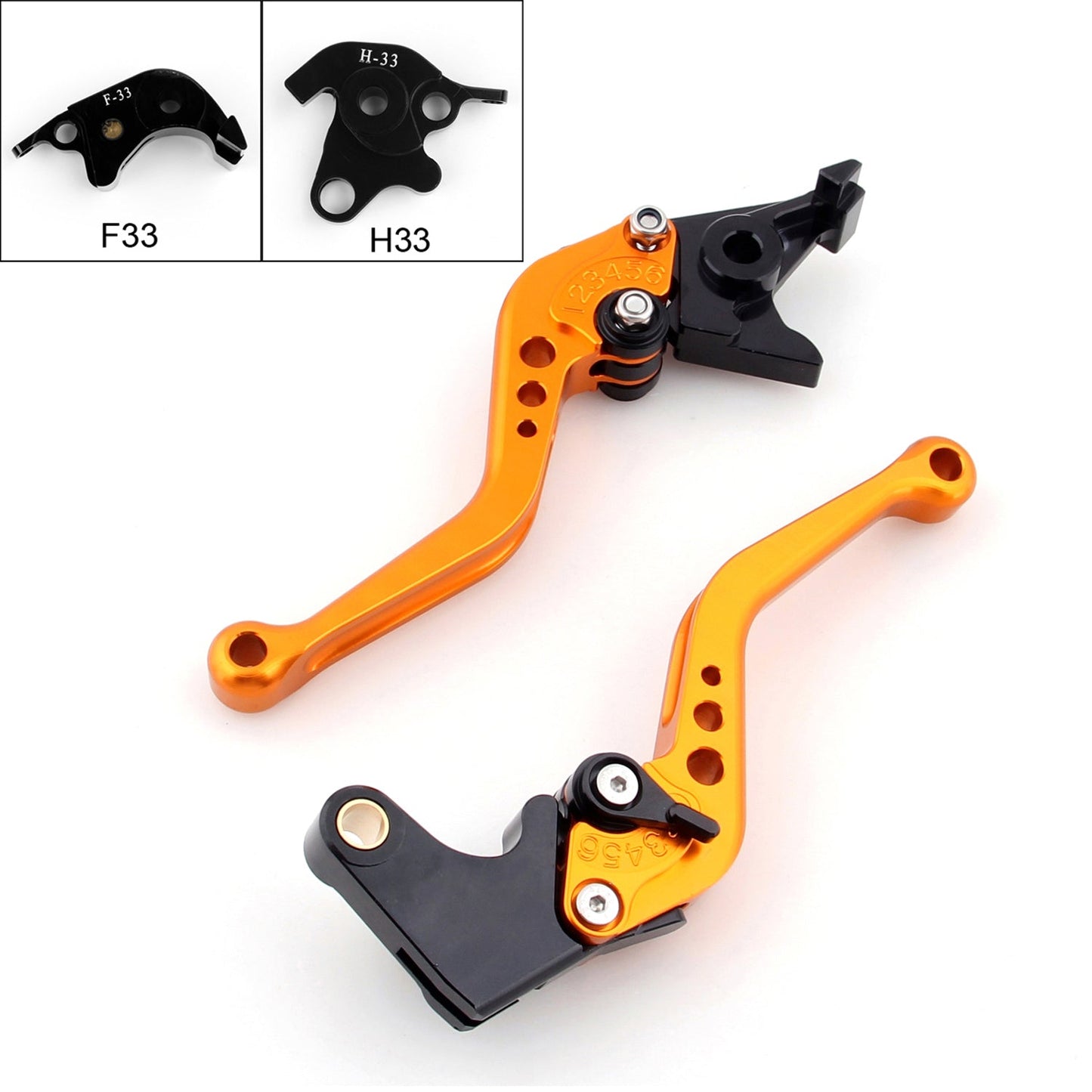 Short Brake Clutch Levers For Honda CB1000R 08-14 CBR1000RR / FIREBLADE 04-07 Generic